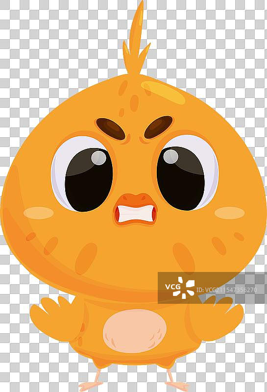 小鸡非常生气图片素材