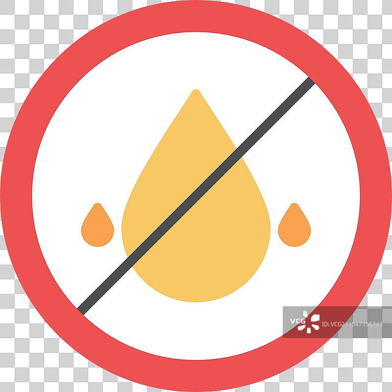 禁运扁平图标设计图片素材