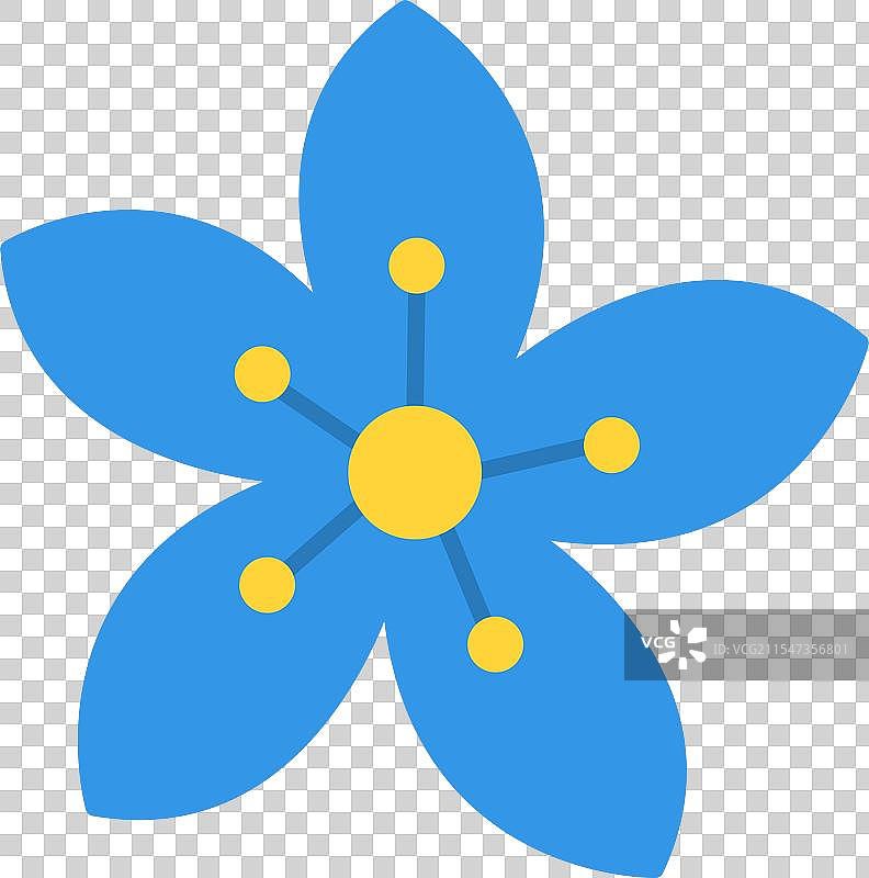 罂粟花扁平图标设计图片素材