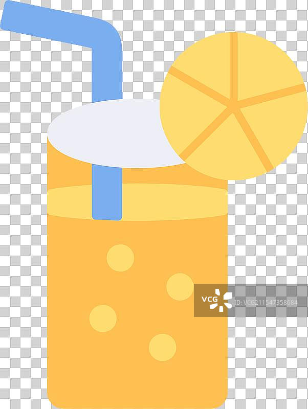 柠檬水扁平图标设计图片素材