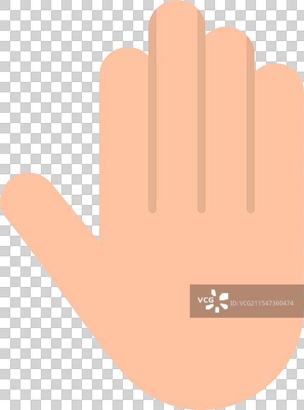 手握平面图标设计图片素材