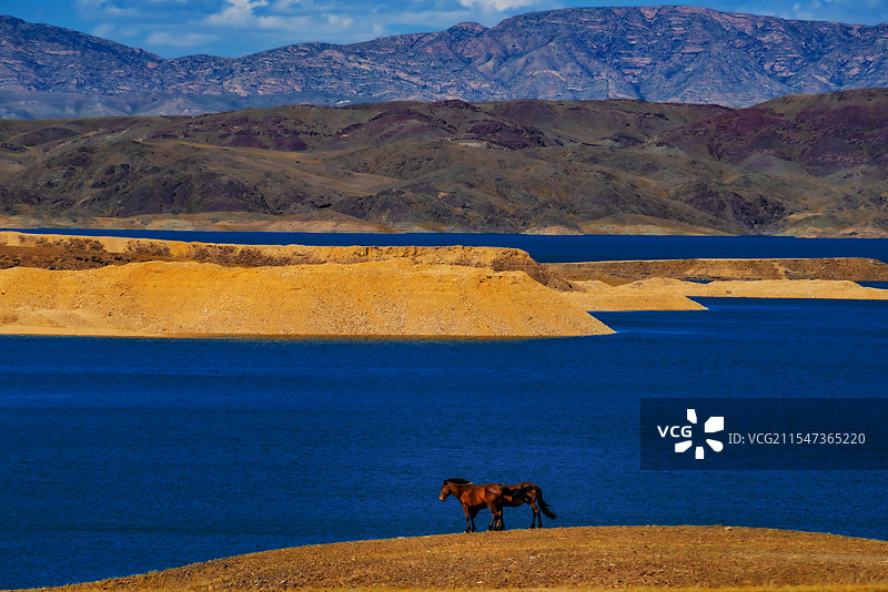 福海县风光图片素材