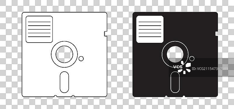 软盘或软盘磁碟 144 MB 或 720 KB图片素材