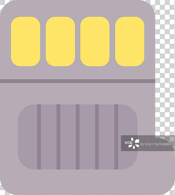 记忆卡片扁平图标设计图片素材