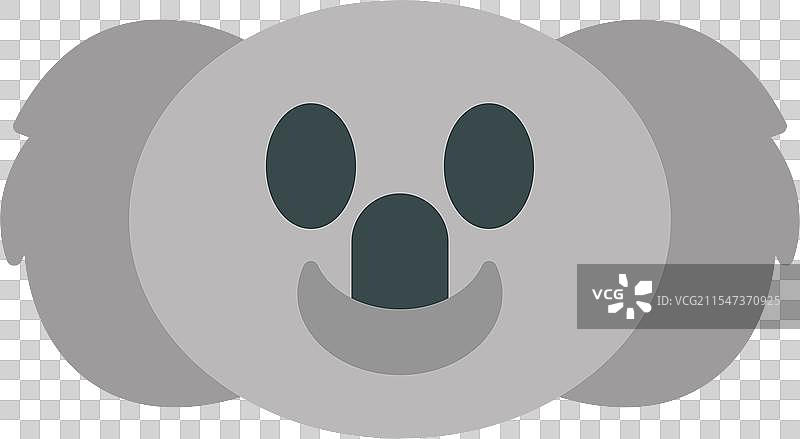 考拉扁平图标设计图片素材