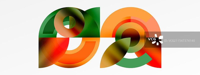 圆形几何抽象背景图片素材