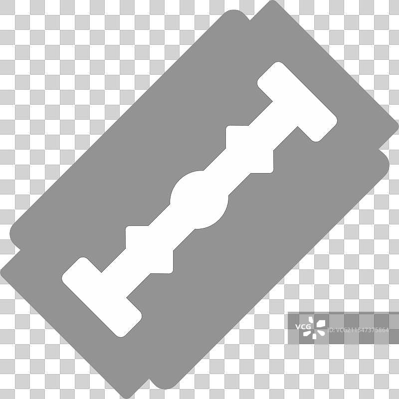 剃须刀片扁平图标设计图片素材