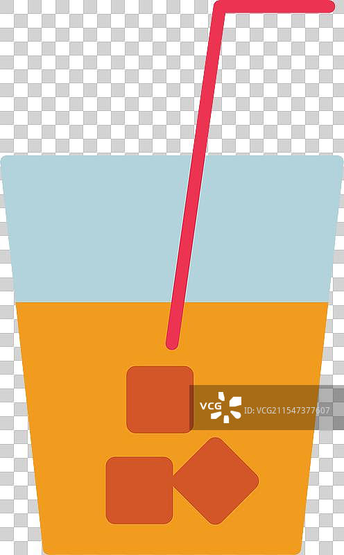 饮料扁平图标设计图片素材