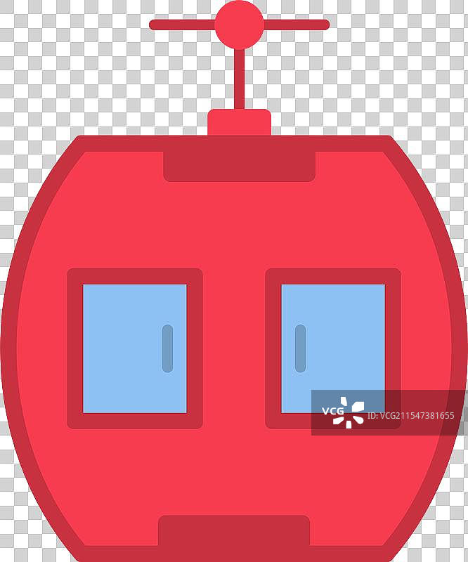 平底船扁平图标设计图片素材