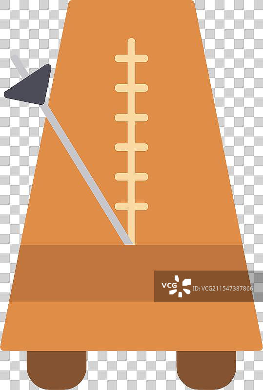 节拍器扁平图标设计图片素材