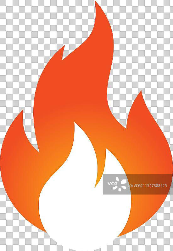 红色火焰标志图片素材