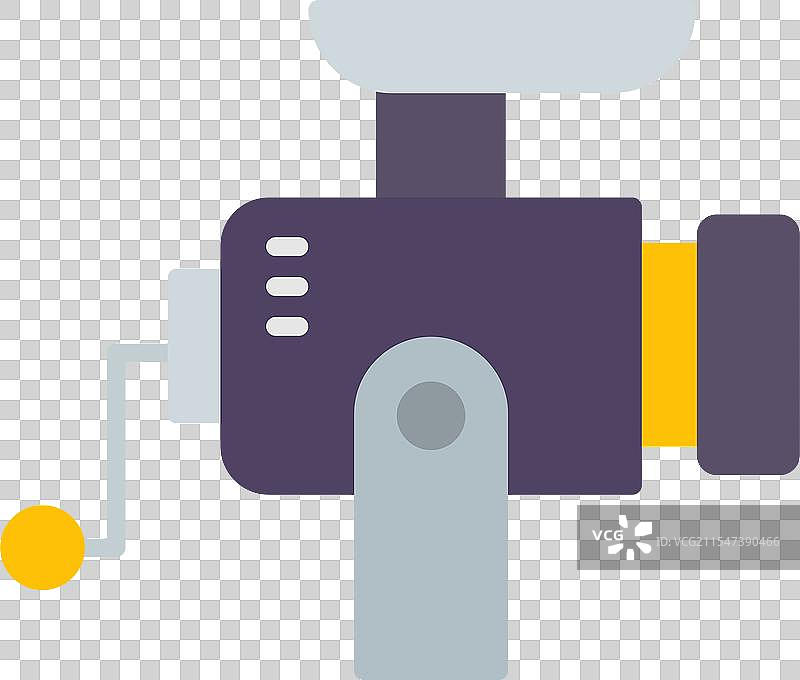 绞肉机扁平图标设计图片素材