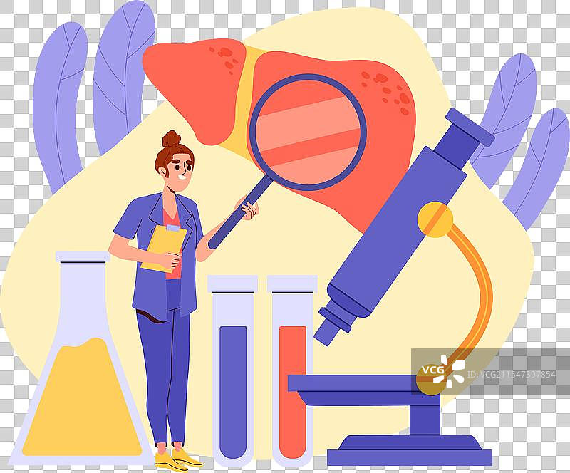 肝脏治疗概念图片素材