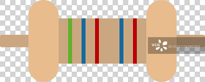 电阻器扁平图标设计图片素材