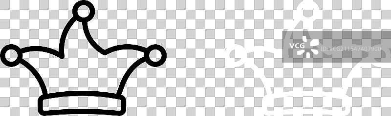 小丑帽图标集图片素材