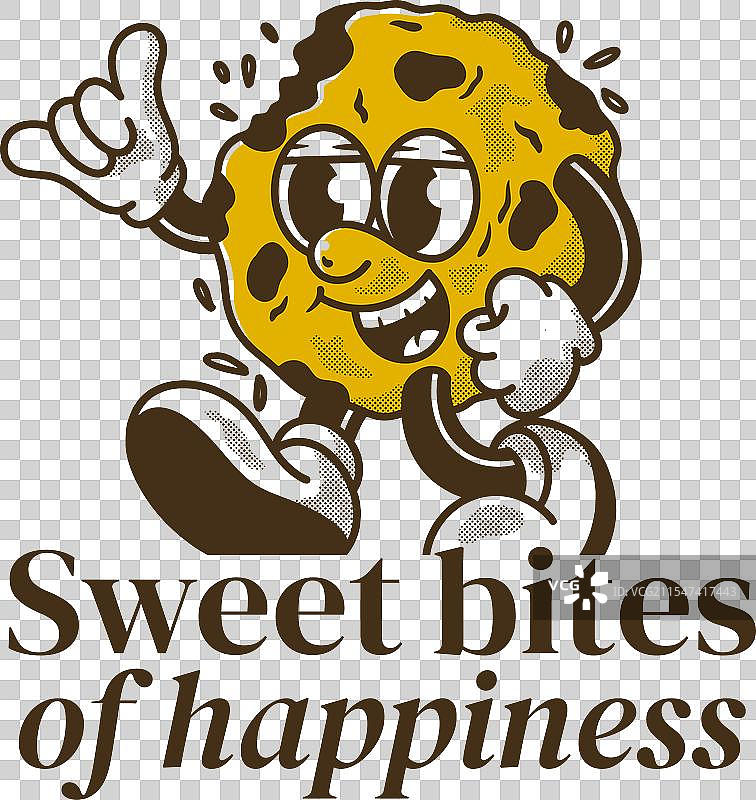 幸福小吃的吉祥物角色图片素材