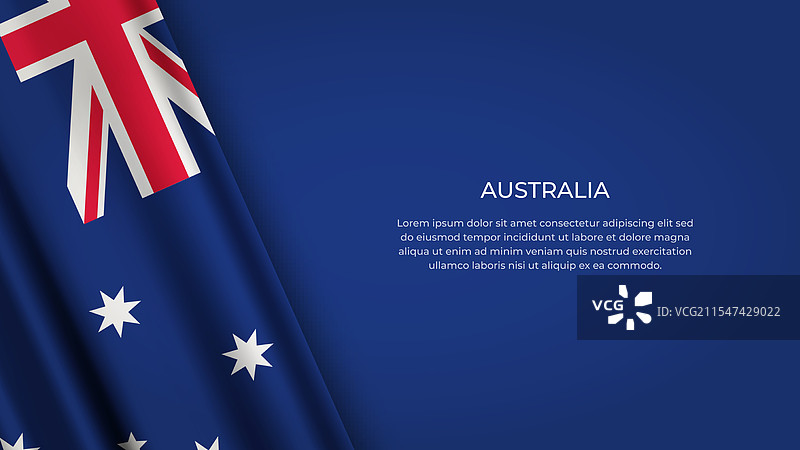 澳大利亚国旗的原始颜色图片素材