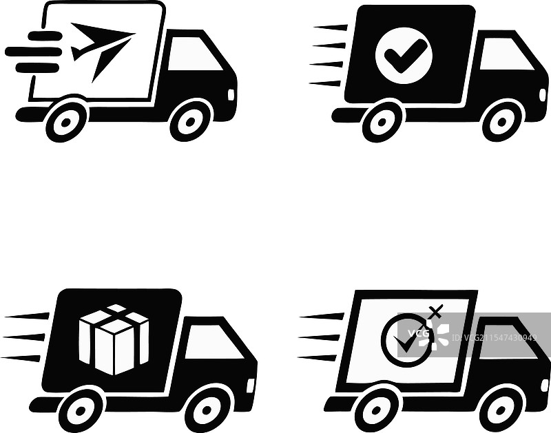 运输卡车图标图片素材