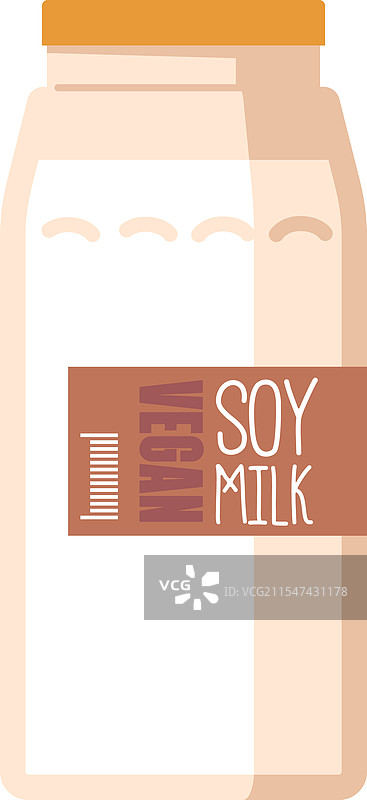 素食者用的豆浆玻璃瓶图片素材