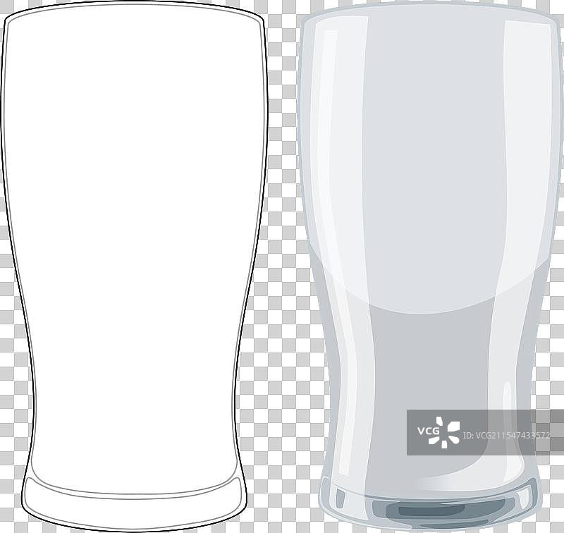 一个透明的啤酒杯图片素材