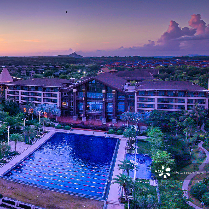 航拍南丽湖风景区风光图片素材