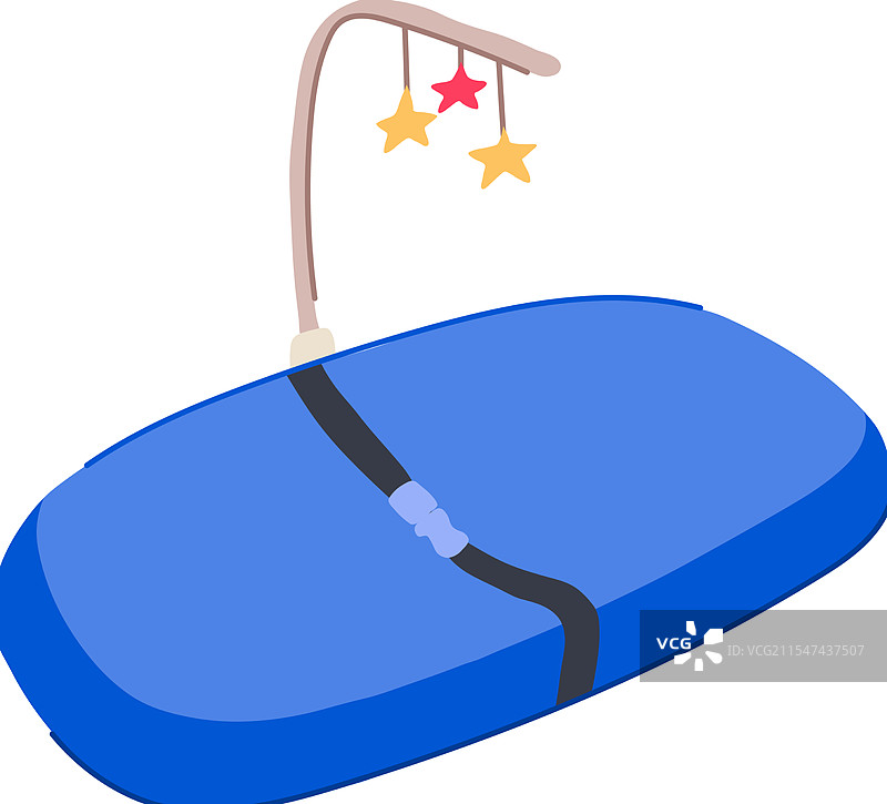 可洗的卡通换尿布垫图片素材