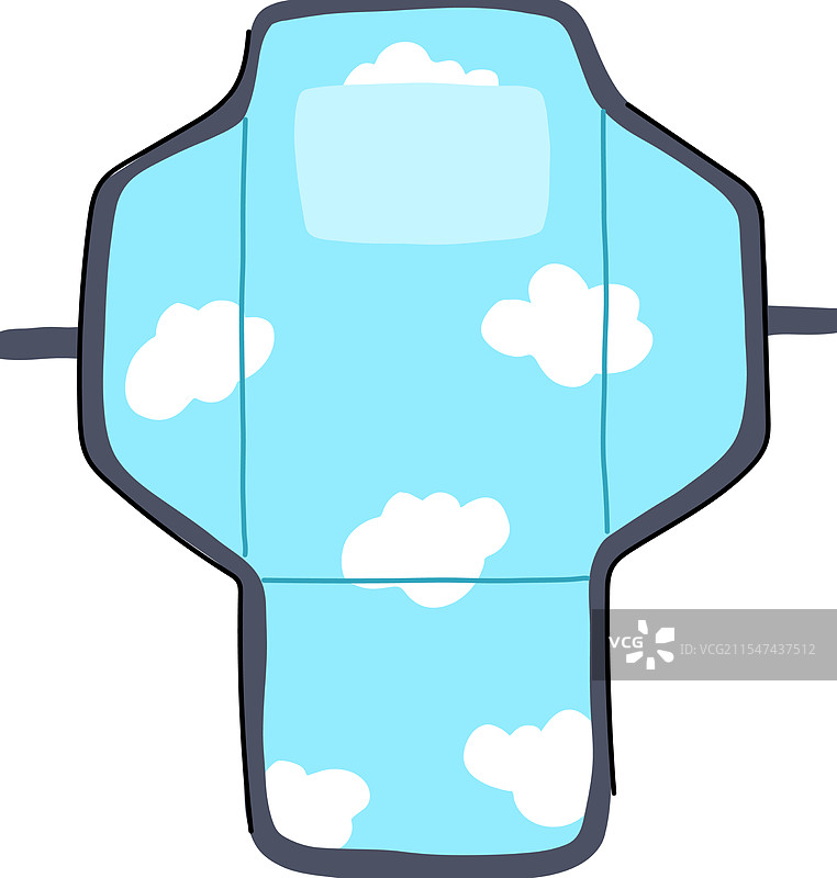幼儿园换尿布垫卡通图案图片素材