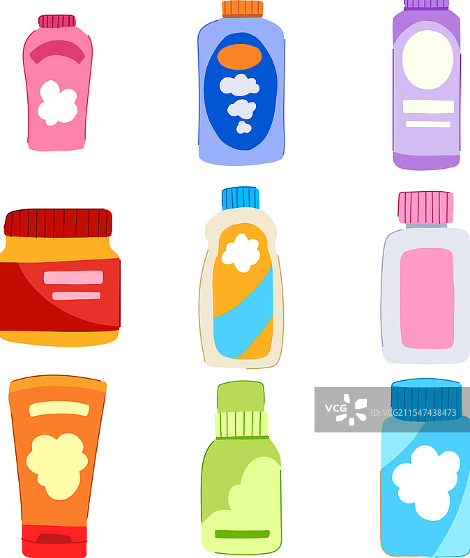 粉色婴儿套装卡通图案图片素材