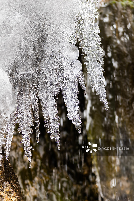 冰晶特写图片素材