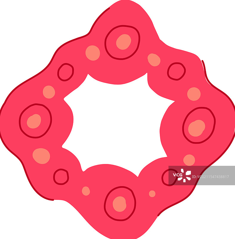 咀嚼牙胶环卡通图案图片素材