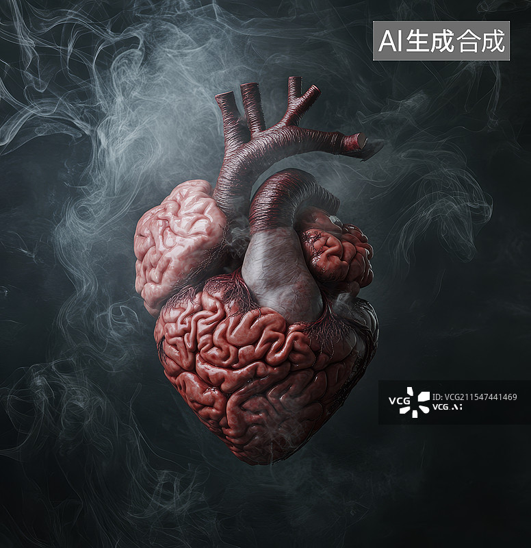 【AI数字艺术】心脏图片素材