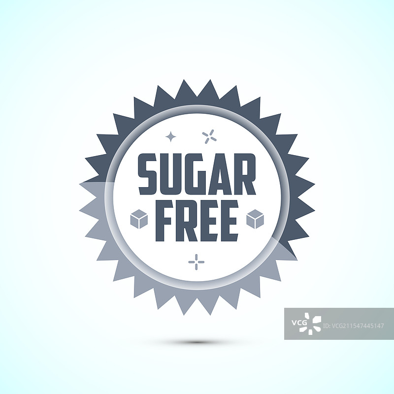无糖图标徽章标签或贴纸 糖尿病患者图片素材