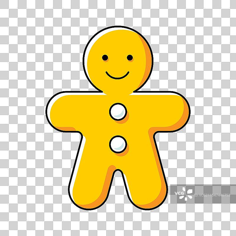 姜饼人图标图片素材