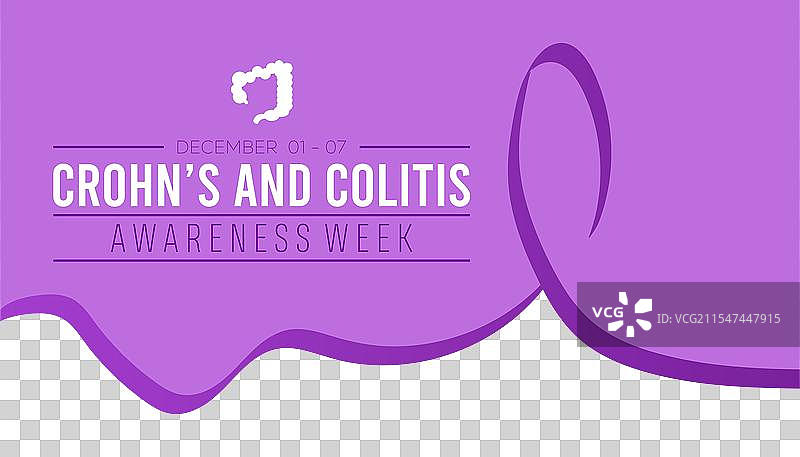 克罗恩病和结肠炎意识周图片素材