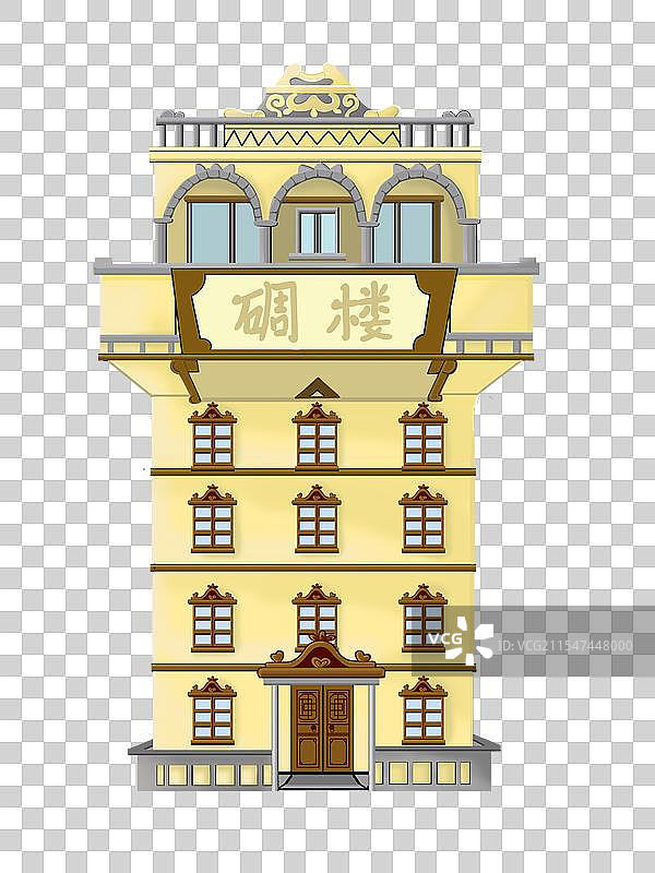 开平碉楼建筑图片素材