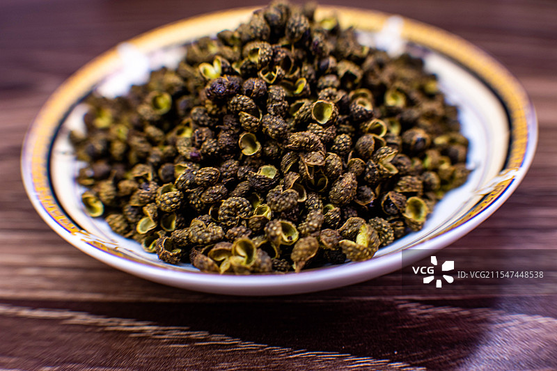 花椒、青花椒、花椒粉、花椒面、整盘花椒图片素材