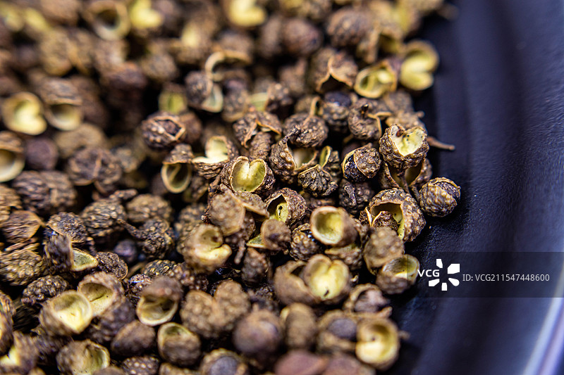 花椒、青花椒、花椒粉、花椒面、整盘花椒图片素材