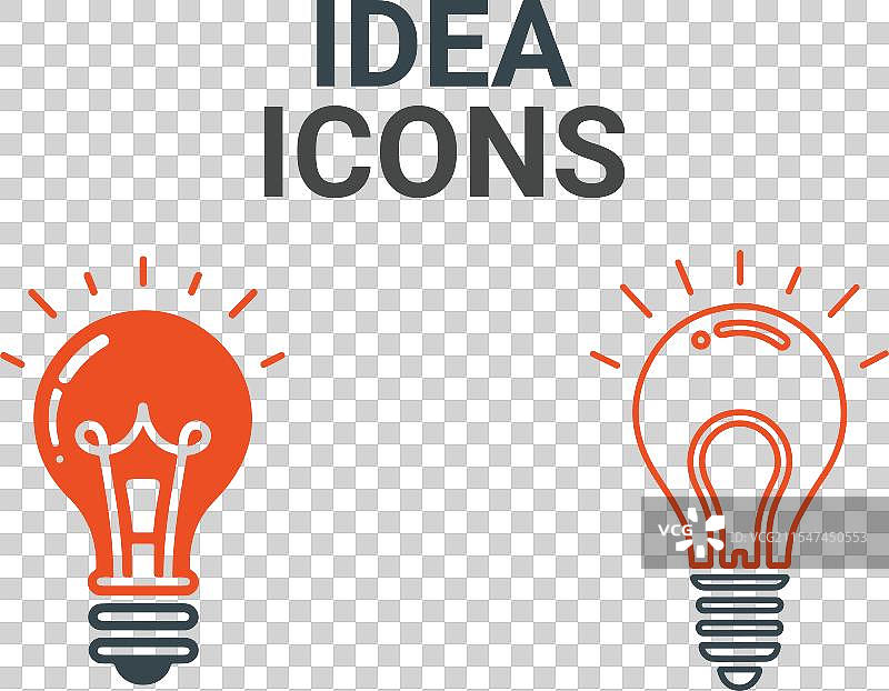 创意图标线条深红色图标设计图片素材