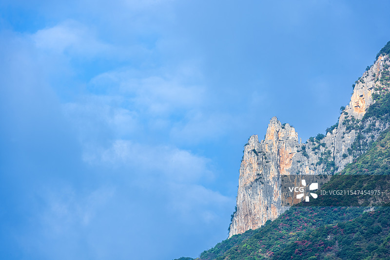 巫山神女峰图片素材