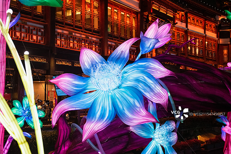 上海豫园灯会山海奇缘图片素材