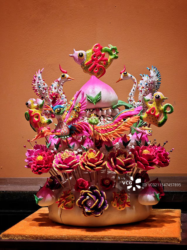 山东非遗花馍 中国工艺美术馆春节主题展图片素材