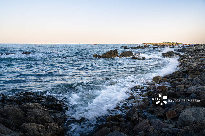 青岛黄岛连三岛景区图片素材