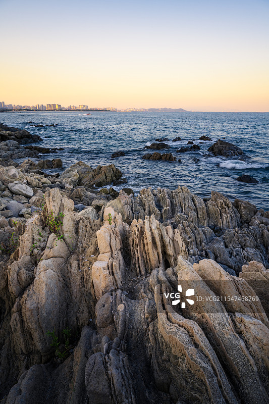 青岛黄岛连三岛景区图片素材