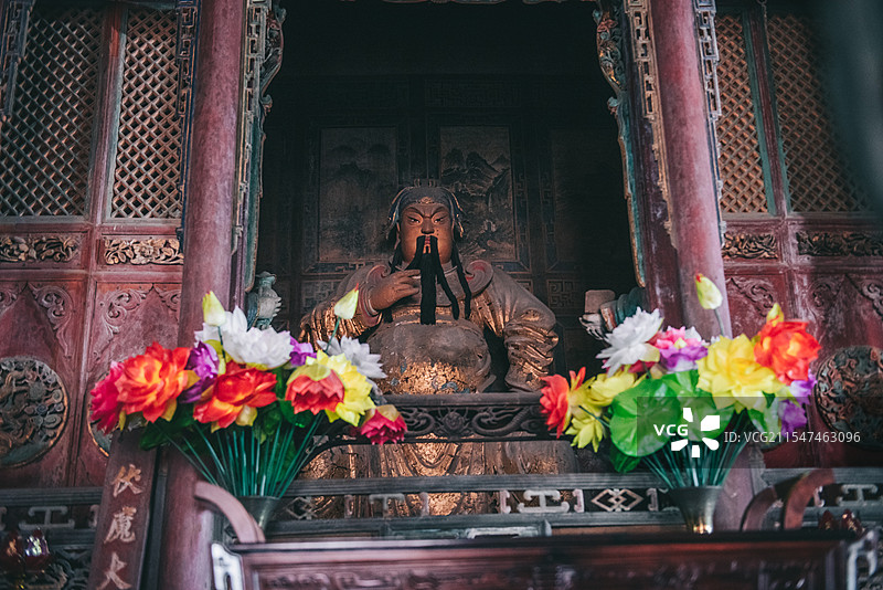 山西省运城市关公故里景区，解州关帝庙图片素材