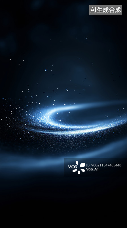 【AI数字艺术】宇宙星尘 科技概念 海报背景图片素材