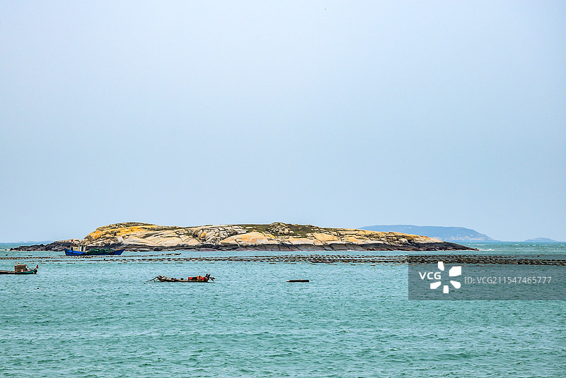 福建福州平潭附近的某个不知名的小岛图片素材