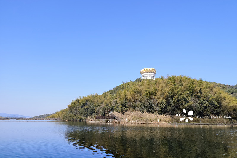 浙江省绍兴市会稽山兜率天宫图片素材