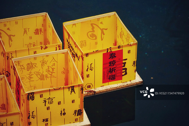 济南五龙潭新年祈福图片素材