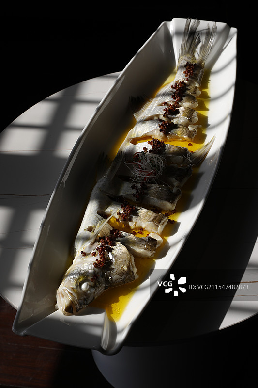 江苏淮安：高档酒店里精美的美食图片素材