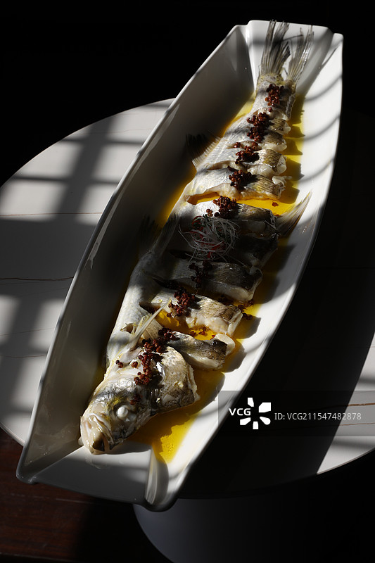 江苏淮安：高档酒店里精美的美食图片素材